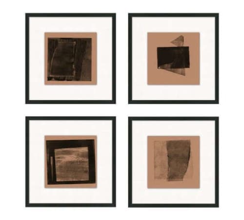 BLOCKS FRAMED PAPER PRINT image