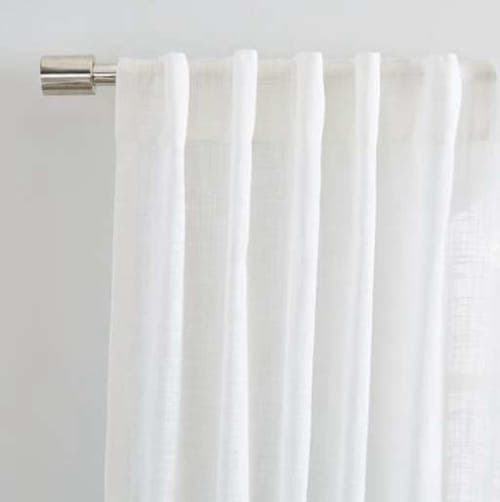 Sheer Crosshatch Curtains image