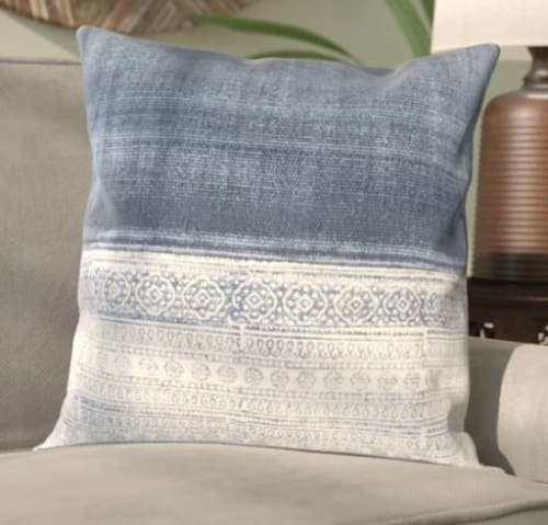 Knotts Cotton Geometric 20" Throw Pillow Cover image