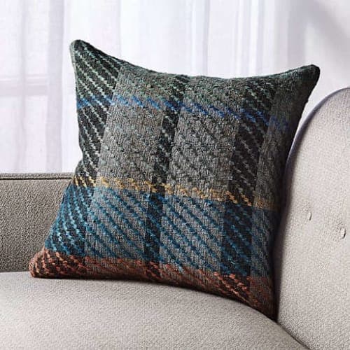 Provence Plaid Pillow 18" image