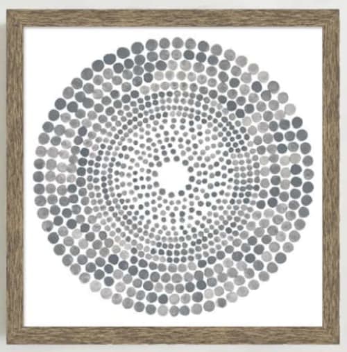 Framed Print - Watercolor Burst II natural image