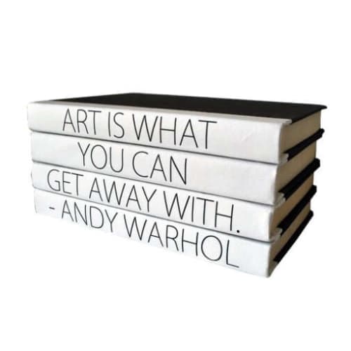 Art Quote Stack 4 Piece Decorative Book Set image