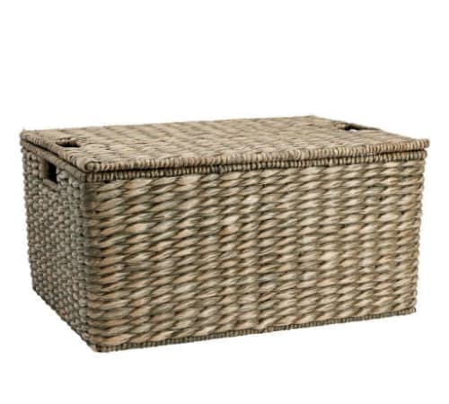 Seagrass Lidded Basket image