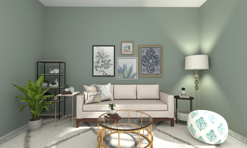 Modern Glam Living Room