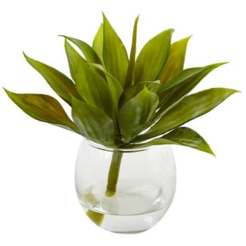3 Piece Artificial Agave Plant In Decorative Vase Set image