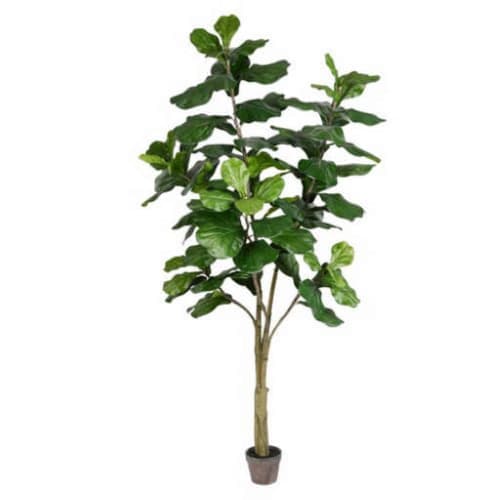 Artificial Fiddle Foliage Tree in Pot image