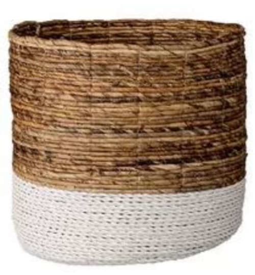 Daggett Raffia and Banana Leaf Basket (Small) image