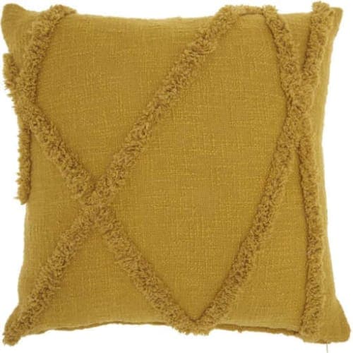 Remi Textured Striped Cotton Throw Pillow image