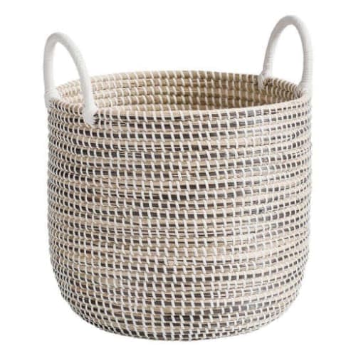 Woven Seagrass Medium Basket, Natural image