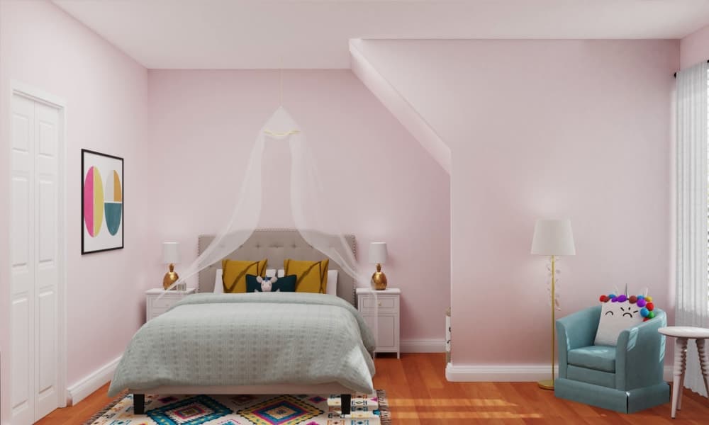 A unicorn wonderland for a 7-year-old girl