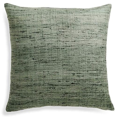 Trevino Agave Green Pillow with Feather image