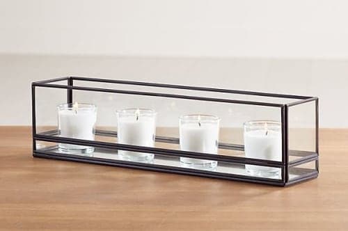 Jasper 15"  Black Centerpiece Tealight Holder image