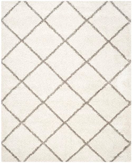 Duhon Geometric Ivory Area Rug 8' x 10' image