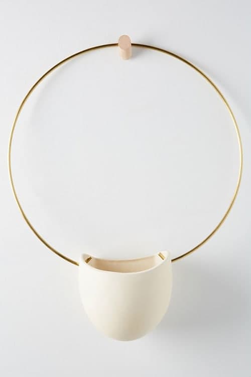 Brass Spora Hanging Planter image