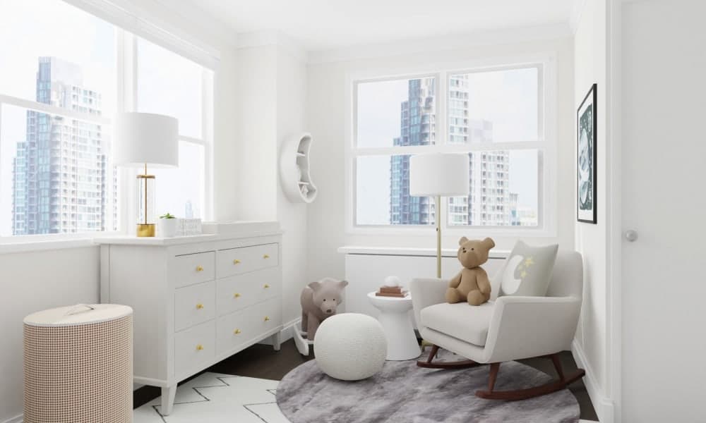 Bright and Starry: Mid-Century Minimalist Nursery