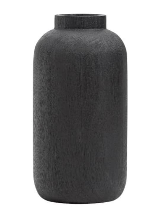 Black Mango Wood Vases1 image