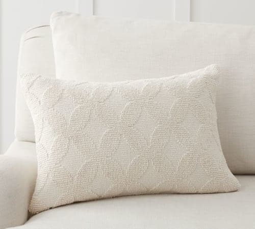 Damia Textured Lumbar Pillow Cover image