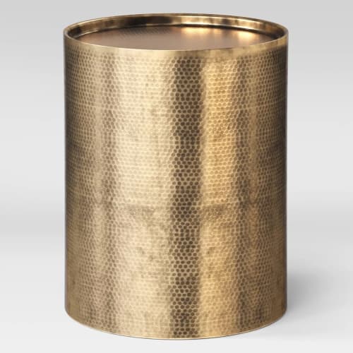 Manila Cylinder Drum Accent Table image