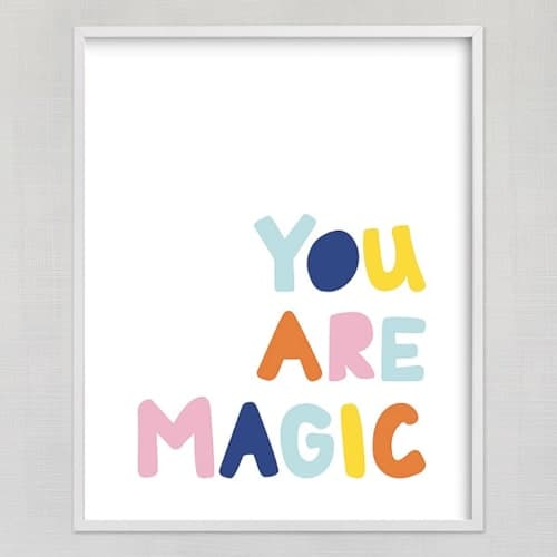 Minted west elm x pbk You Are Magic Wall Art by Jessica Prout with frame image