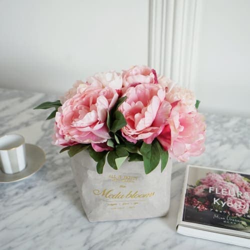 Silk Peonies Bushes image