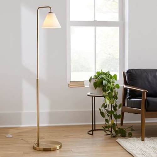 Sculptural Glass Cone Floor Lamp image
