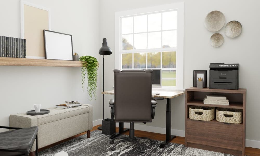 Masculine Spaces: Modern Industrial Home Office