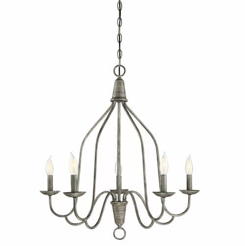 Geeta 5 Light Candle Style Classic Traditional Chandelier image