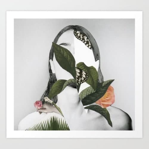 UNTITLED COLLAGE - SERIE I Art Print image