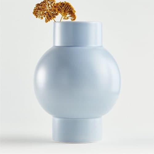 Olmstead Light Blue Moon Vase image