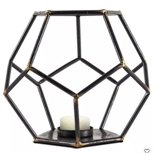 Decorative Candle Holder Brown image