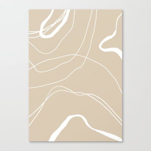 Minimalistic Lines Canvas Print image