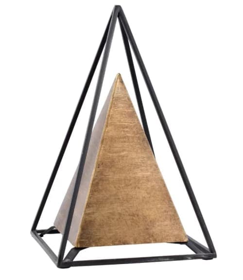 Caper Pyramid Table Décor Sculpture image