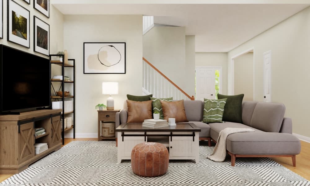 The Perfect Farmhouse Style Living Room