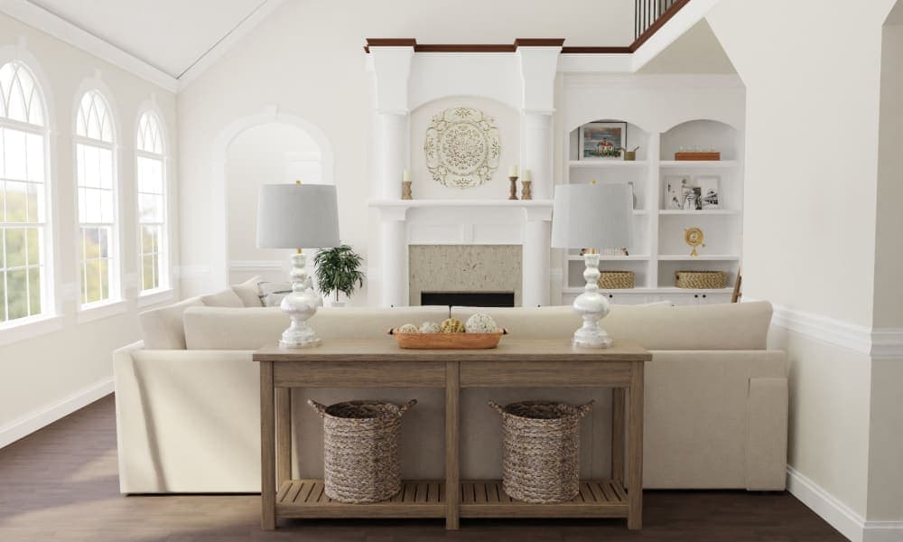 Ultra Cozy Farmhouse Style Living Room