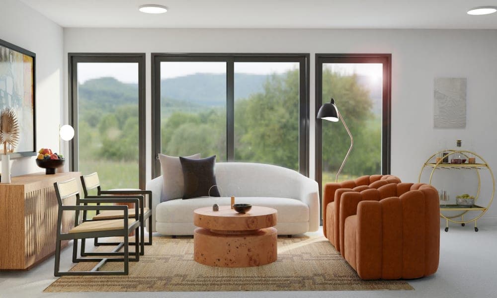 Vintage Living Room With A Modern Twist