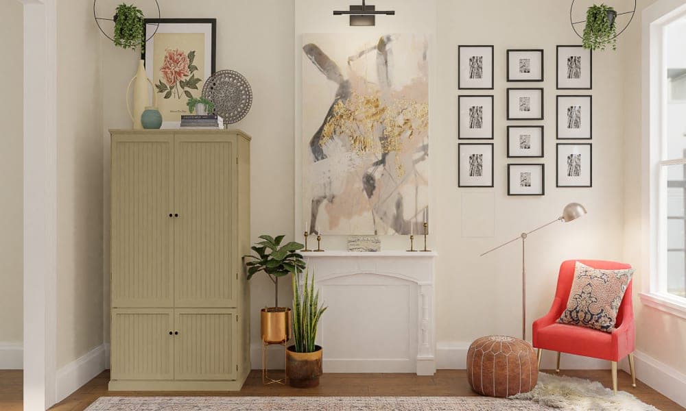  An Eclectic Dining Room Bursting With Electrifying Colors