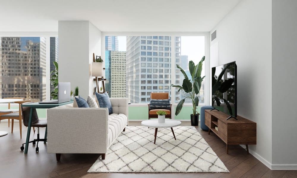 A Perfect Scandinavian Living-Dining Room