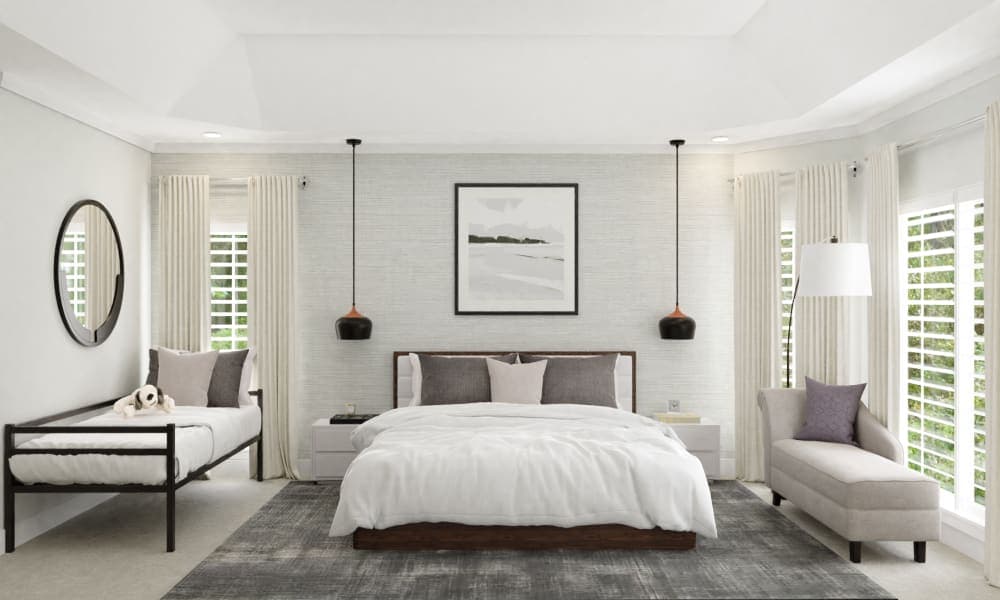 A Minimalistic Bedroom Perfect For Guests