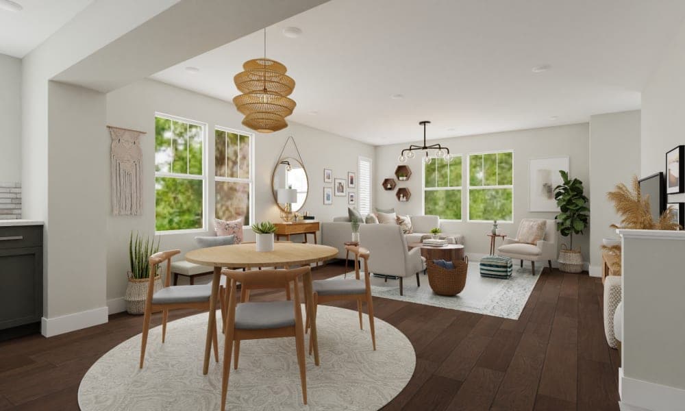 A Fun & Functional Mid-Century Modern Living - Dining Room