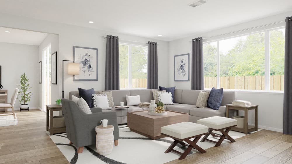 An Elegant Open Living And Dining Room Gallery, Image 3