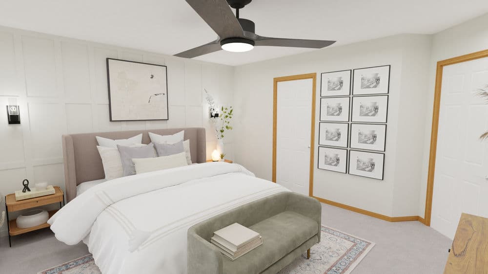 Bedroom: Modern Elegant with Calming Neutrals Gallery, Image 2