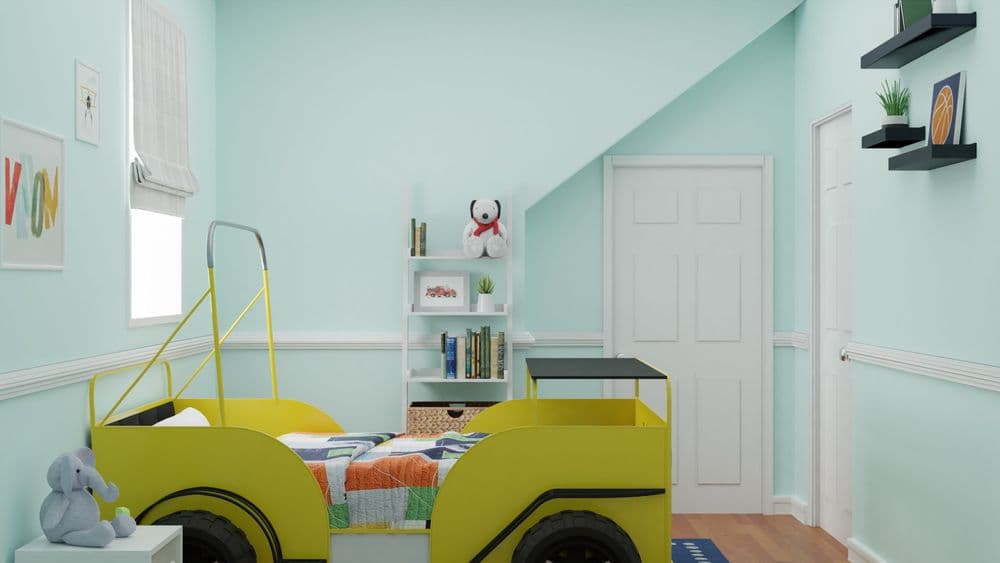 Noah’s bedroom comes with a car bed, designed in under 2K Gallery, Image 2