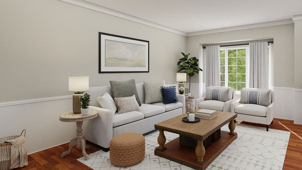 Classic Living Room with Cozy Decor & Gallery Wall Gallery, Image 1