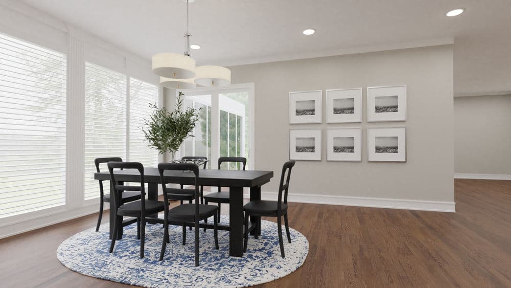 Cozy Living Room Modern Transitional with Soft Blues Gallery, Image 5