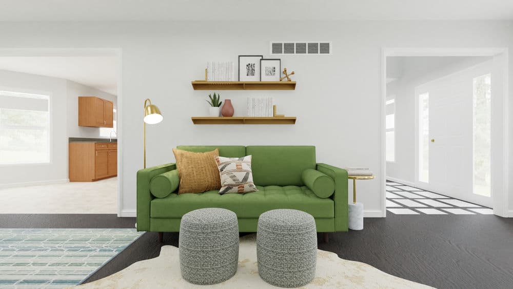 Cozy Living Room: Elegant Eclectic with Loveseat Gallery, Image 2