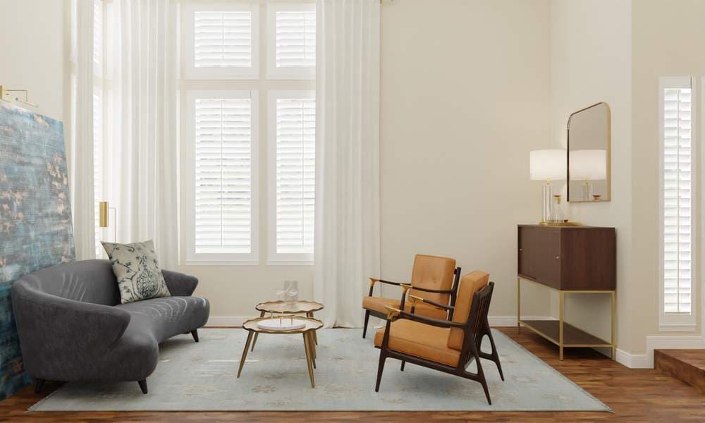 Elegant Dining Room with Lounge Seating