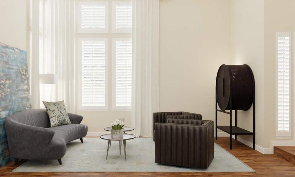 Elegant Sitting Room with Contemporary Accents