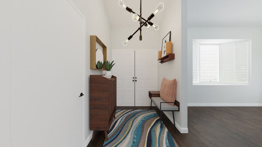 Entryway Mid-Century Modern with Stylish Lighting Gallery, Image 1
