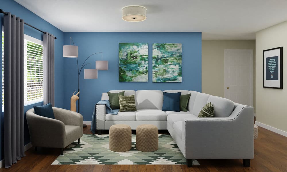 Kids Living Room: Modern with Bold Colors