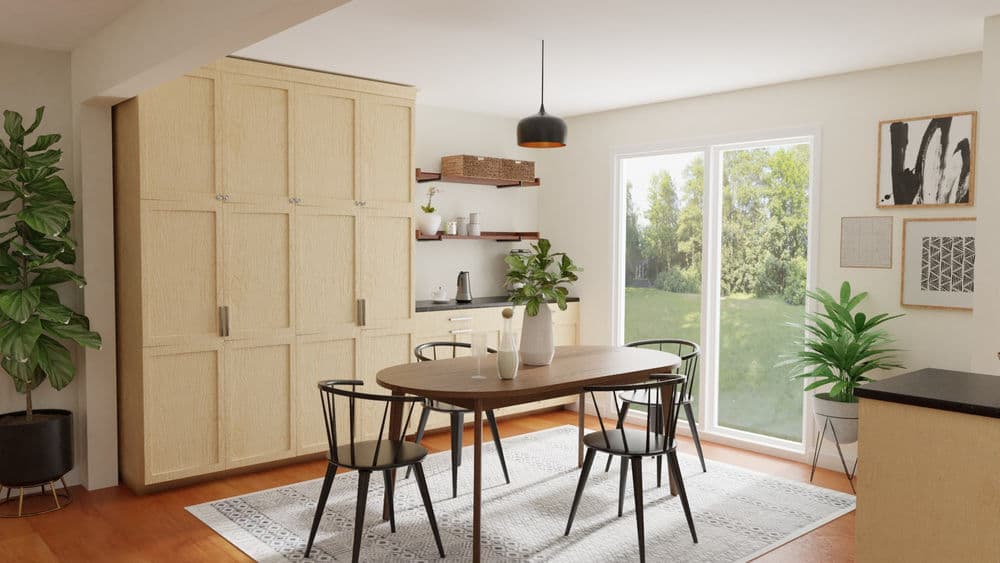 A dining room that’s the perfect blend of mid-century modern and boho styles Gallery, Image 2